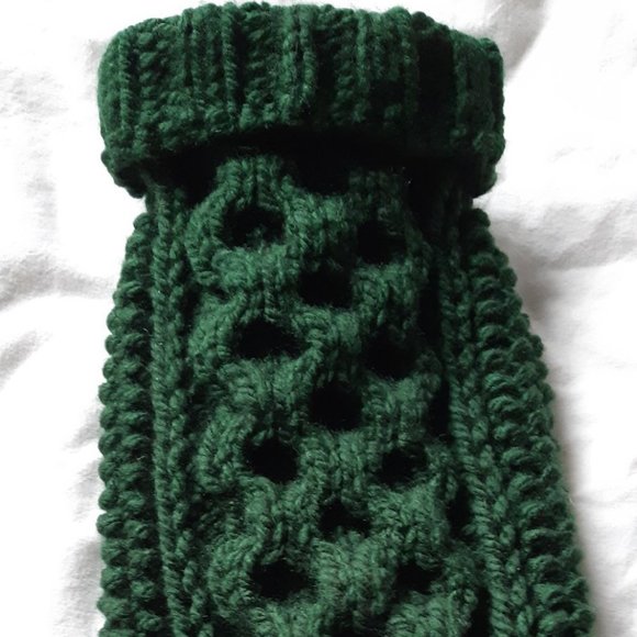 Mini XXS "The Original" CableKnit Cat/Dog Sweater - Picture 3 of 12